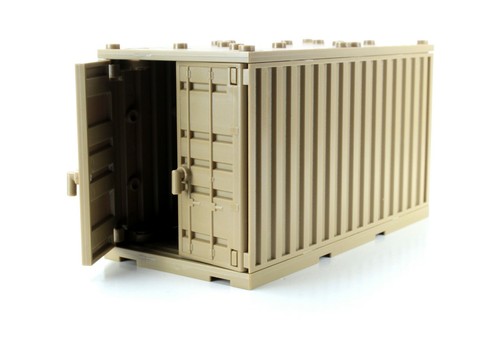 Dark tan cargo shipping - dark,