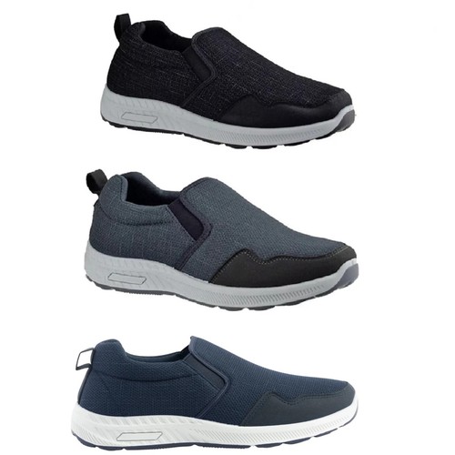 Mens slip trainers - on,