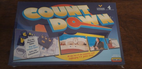 Countdown board game - board, –