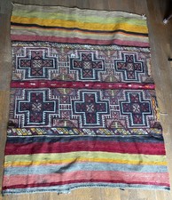 kalim rug / horse bag/ floor cushion cover. Woven & Knotted.  1640 x 1300