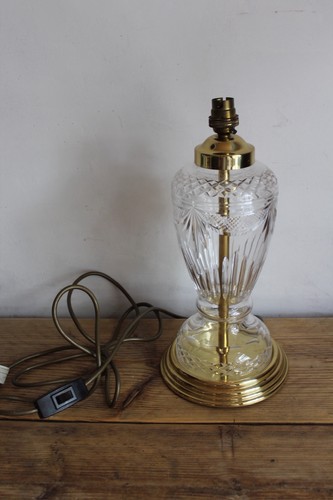 Stuart crystal table - table, lamp