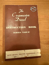 David Brown Cropmaster Diesel Instruction Book