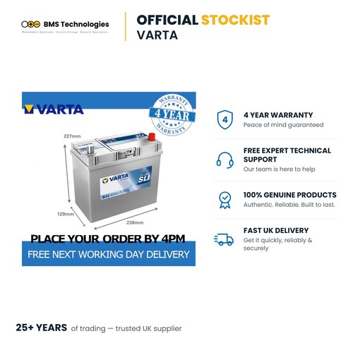 B32 car battery 12v - b32,