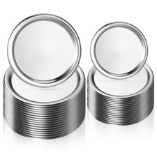  48 Pcs Canning Lids Mason Jar Lids Wide Mouth Vacuum Seal Mason Jar Lids Mason