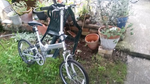 Gents alloy folding bike - alloy,