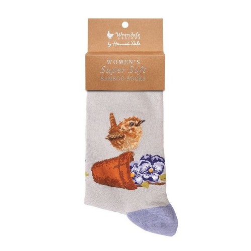 Bamboo socks wren bird - bamboo,