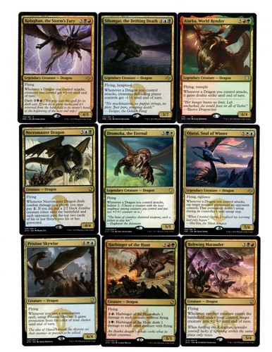 Deadly dragons card mtg - dragons!-60,