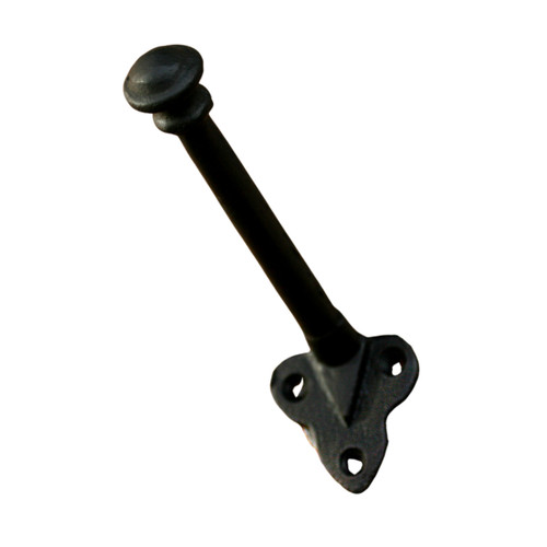 Hook black cast iron - hook, coat
