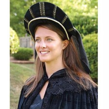 Medieval Tudor Cap French Hood
