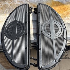 Harley Davidson WL WLA WLC WLD Flathead Pair of Black Footboards Civil 2938-40
