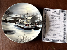 canal plate entitled Ice-Bound