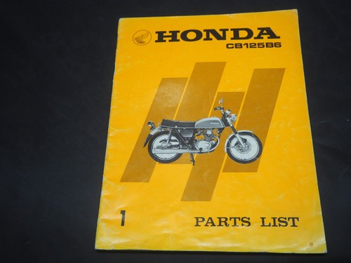 Honda cb125 cb125b6 - honda,