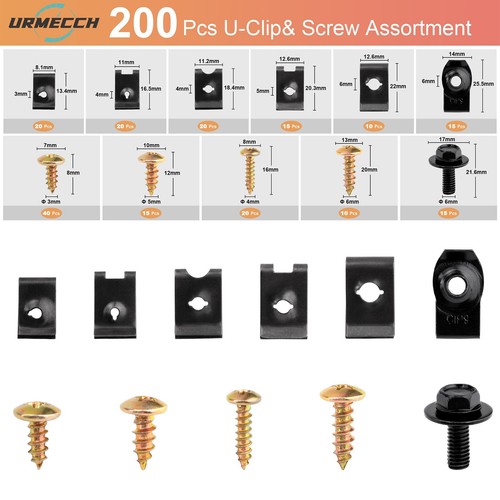 Assorted spire clips - assorted,