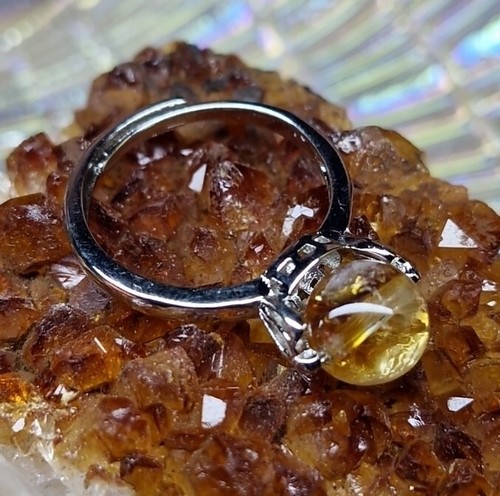 Beautiful citrine crystal bead - citrine,