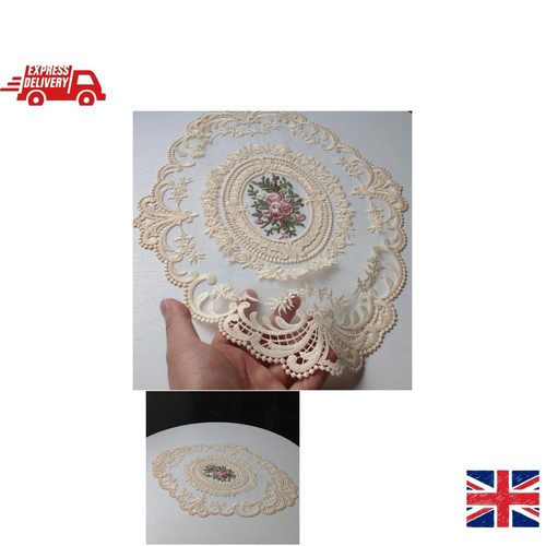 Oval lace table mat - oval,