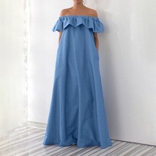 Womens Denim One Shoulder