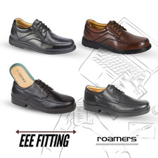 Mens Wide Lace Shoes Roamers