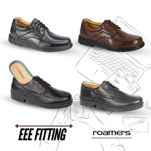 Mens wide lace shoes roamers - shoes,