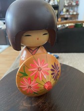 Vintage Japanese Kokeshi Doll - Genuine Japanese Collectible -Antique Folk Art
