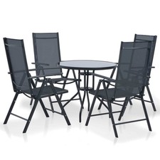 Garden Furniture Set Black