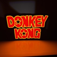 Donkey Kong Light Box Gamer Night Neon Glow Nintendo Pc Retro Gift Man Cave USB
