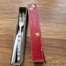 6 Vintage Cake Forks Boxed
