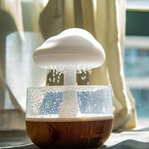 Mushroom cloud rain - rain, lamp