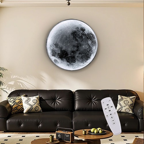 Moon wall lamp - moon, lamp,bedside
