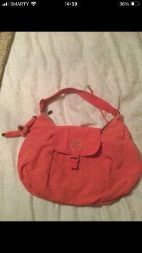 Kipling pink medium crescent - kipling,