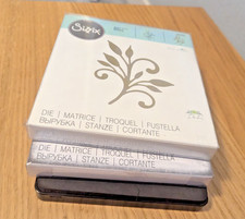 3 Sizzix Bigz Dies - Frame Vintage Oval, Opulent Vine and Cathederal Window