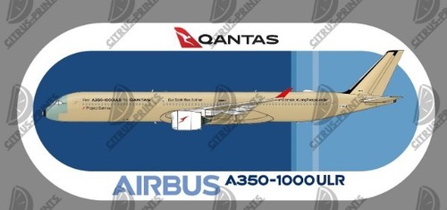 Qantas a350 1000ulr aircraft - qantas,