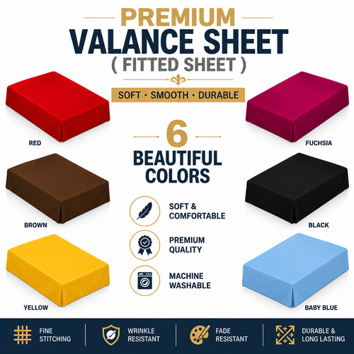 Fitted valance sheet bed - fitted,