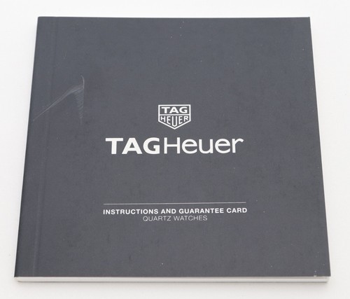Tag heuer instruction - tag,