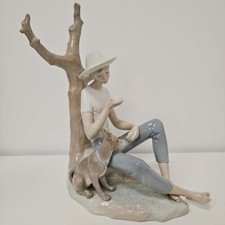 Nao Boy Sitting By Tree