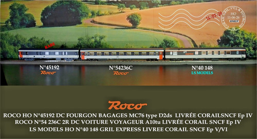 Roco models set 1 - &, ls
