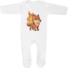 'Fire Wolf' Baby Romper