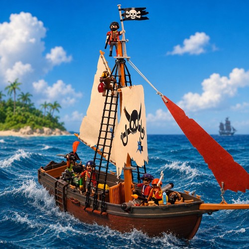 Playmobil pirate ship 3174 - playmobil,