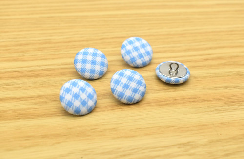 Blue gingham pattern - gingham, fabric