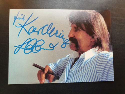 Luigi colani signed postcard - luigi,