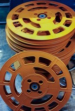 LOT OF TEN EMPTY 16mm FILM