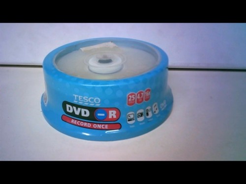 Dvd discs - dvd-r, (tesco