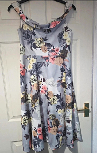 Boohoo floral fit flare - floral,