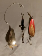 3 Vintage Fishing Lure Record Favourite Abu Pirat 30g Paravan Vintage Fishing