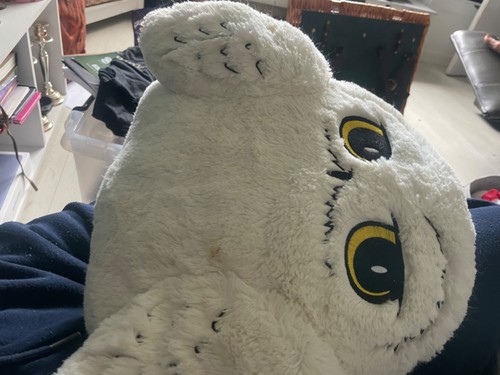 White hedwig owl - white,