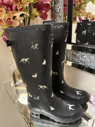 Joules wellies navy tall - , dog