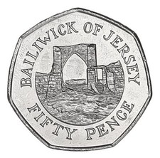 2006 Bailiwick of Jersey UK 50p Fifty Pence Coin GB Circulated
