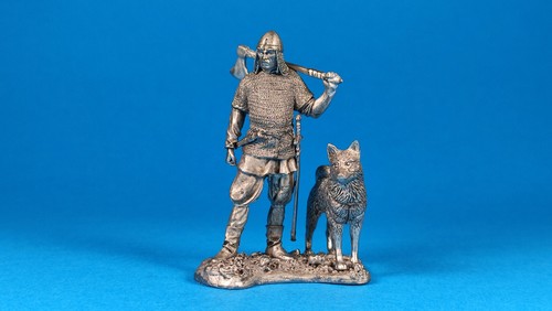 Tin soldiers 54mm viking - tin, of