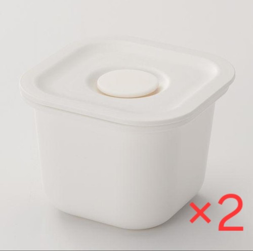 Muji food storage container - pp,