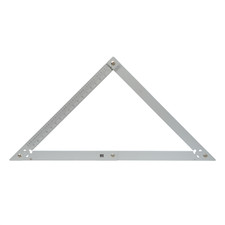 Aluminium folding square - aluminium,