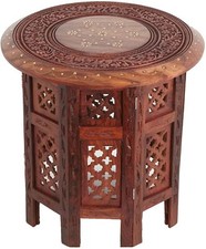 Wooden hand carved - wooden, round